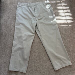 George Front Flat Men’s Khaki‎ Chinos 42Wx30L